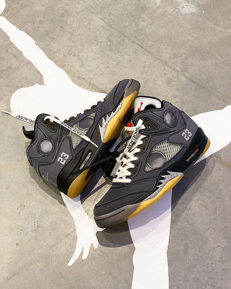 cop jordan 5 off white